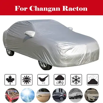 

Car accessories car silver large S M XL 2XL waterproof cover tent hail full sunscreen anti-UV dustproof rain For Changan Raeton