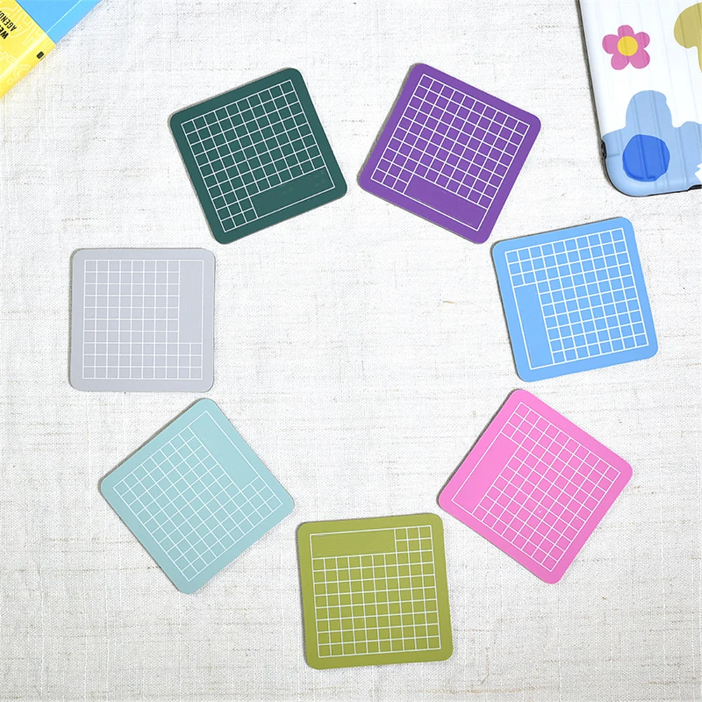 Alfombrilla de corte antideslizante duradera de PVC para álbum de recortes, almohadilla cortada de retales, herramienta Manual de Arte de tallado, tablero cortador de autocuración suave, 6cm