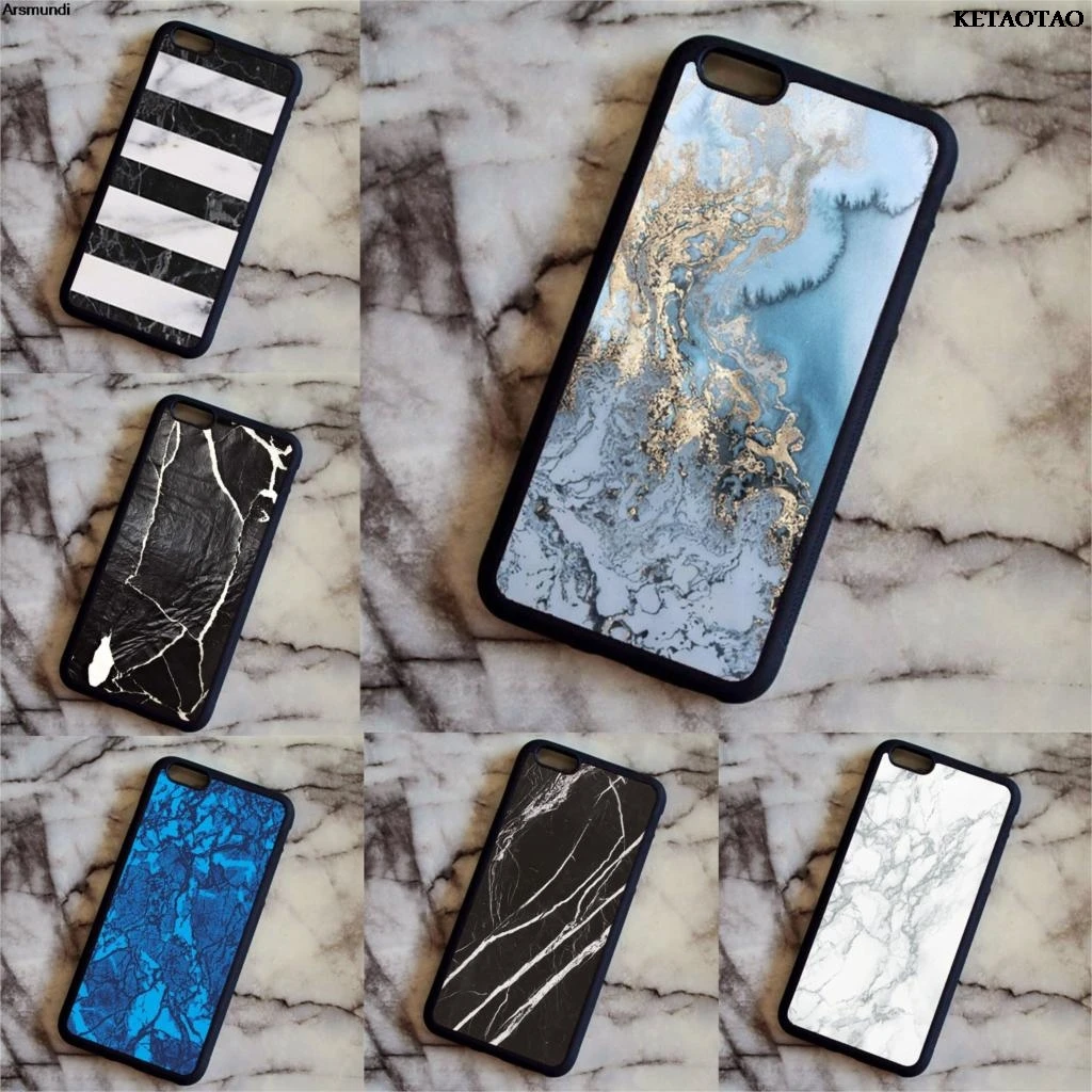 KETAOTAO Slim Case Structure of Marble Granite anti knock Phone Cases for iPhone 5 6 6S 7 8 Plus X Soft TPU Rubber Silicone |