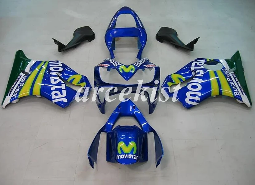Литье под давлением ABS Обтекатели комплект подходит для Honda CBR600 FS F4i 2001 2002 2003 2004 01 02 03 04 комплект кузова белый