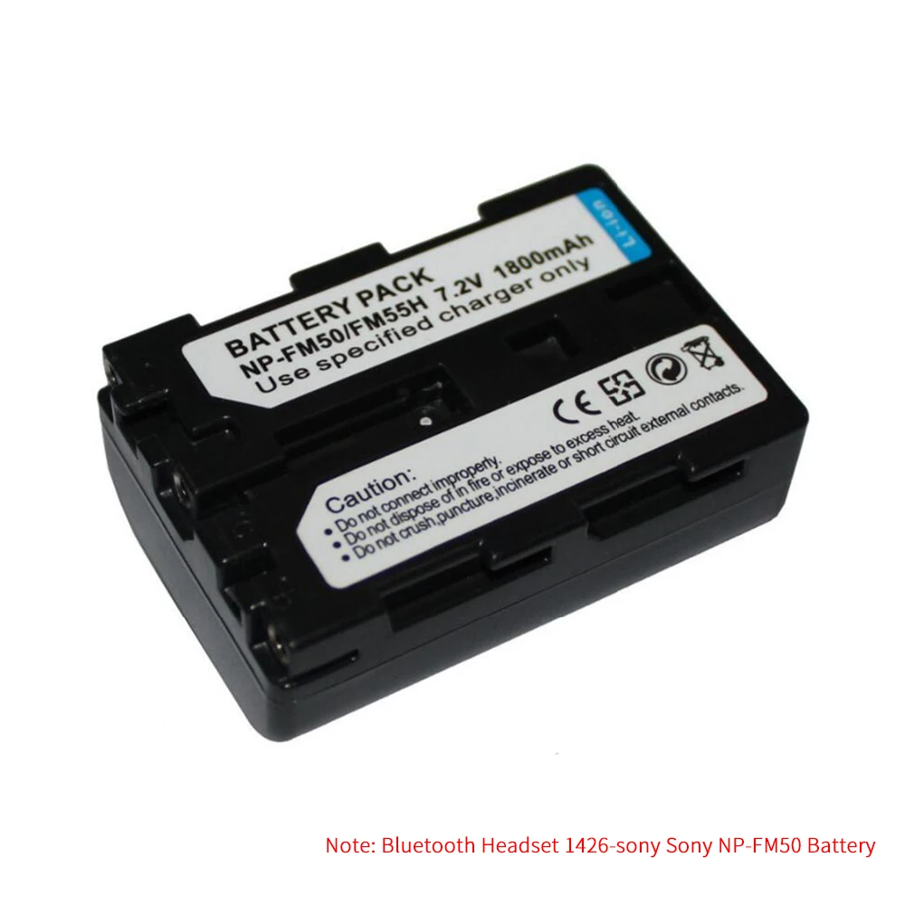 1 шт. 1800mAhFor sony аккумуляторной батареи, NP-FM51 NP-FM30 NP-FM55H DCR-PC101 A100 серии DSLR-A100