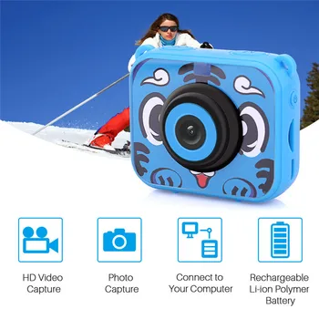 

Children's Camera Dustproof and Waterproof 1080P Camera Photography Mini Digital Camera Children's Sports Camera