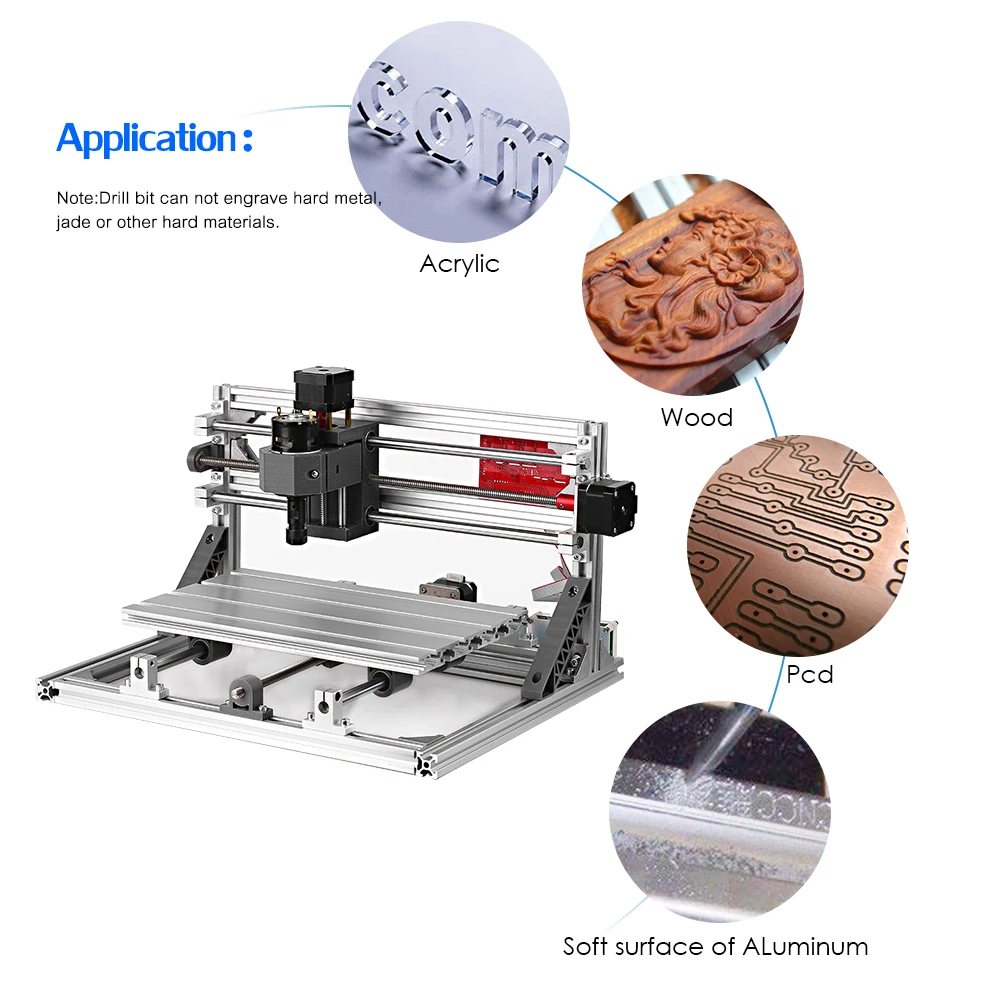

Hot New Mini Laser Engraving Machine CNC 3018 Laser engraver DIY Hobby Cutting Tools ER11 GRBL for Wood PCB PVC Mini CNC Router