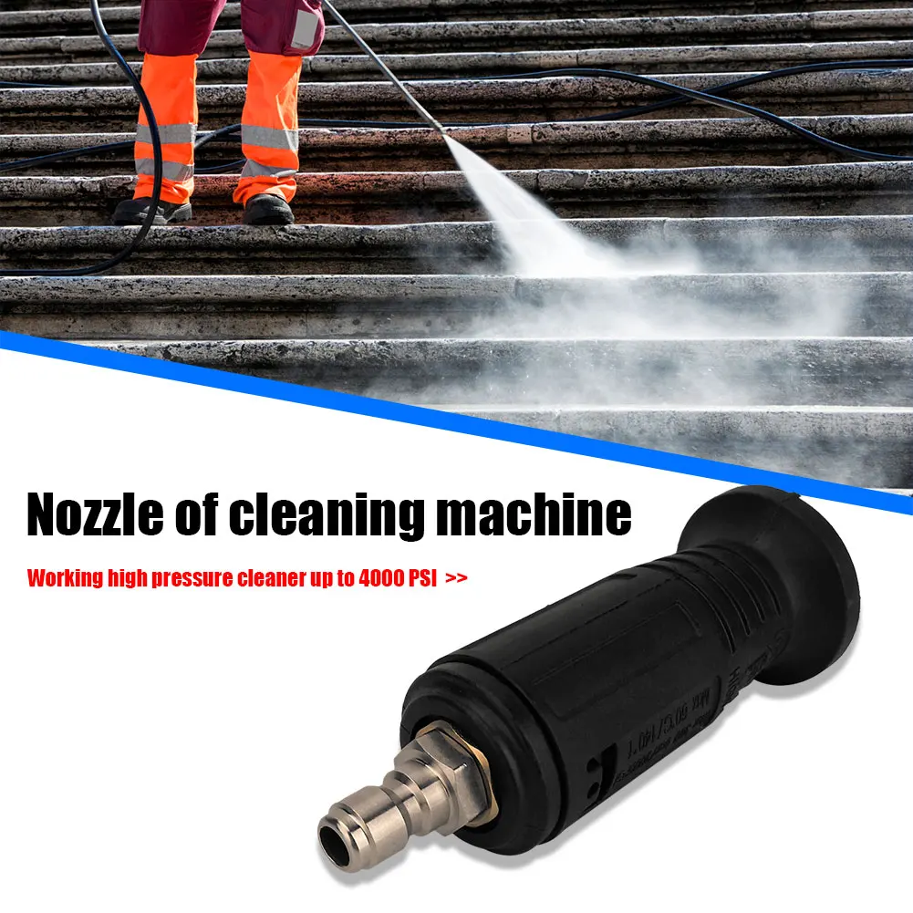 Car Washer Adjustable Quick Connector Car Washing Nozzle Adjustable Spray Nozzle for High Pressure Washer 4000 PSI Water Jet Cleaner Lance cordless power washer