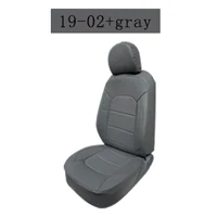 BOOST автомобильный чехол для сиденья для Марка Mitsubishi Delica автомобильный чехол CVW5 полный комплект 8 мест правый руль вождения - Название цвета: 19-02 Gray