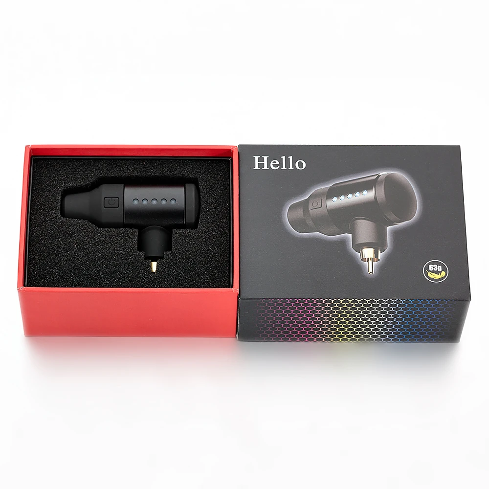 1pc Wireless Tattoo Power Supply Mini Adjustable Power Bank RCA or DC Connector Tattoo Supplies For