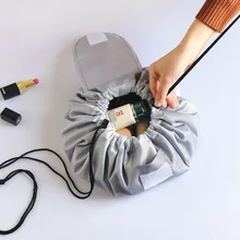 

Fashion Cosmetic Storage Bag Women Travel Portable Make Up Bag Toiletry Beauty Case Organizer Waterproof Drawstring Makeup Pouch