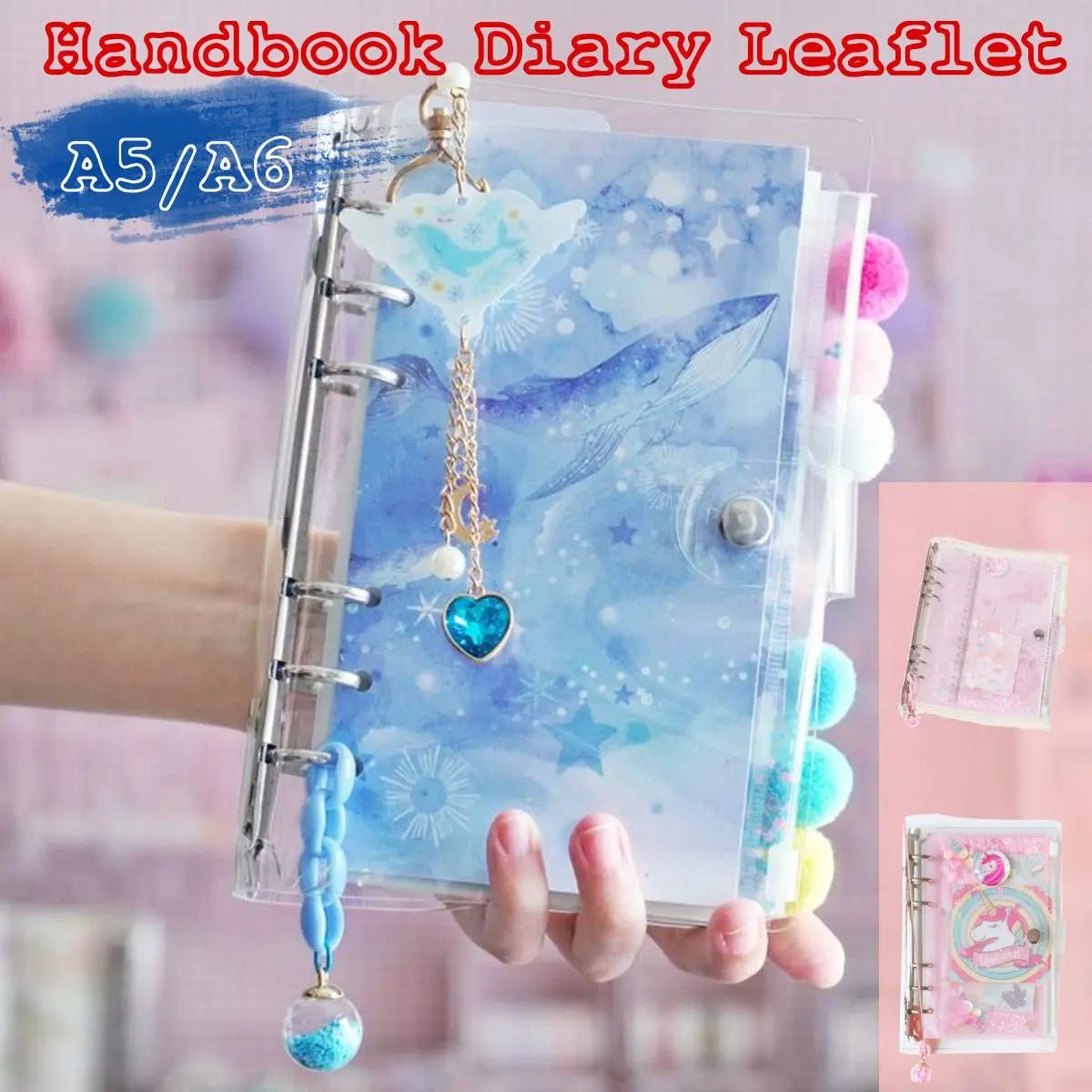 

A5 A6 Ocean Planner Notebook Cherry Spiral Notebook Planner Organizer Binder Diary Bullet Journal Notebook