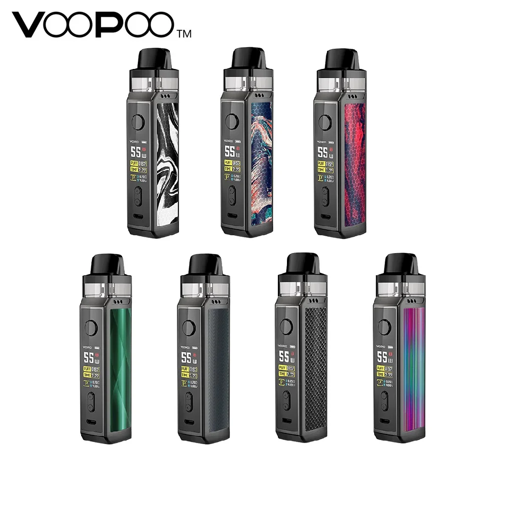 70 Вт VOOPOO VINCI X Pod Комплект wi/Двойная Катушка система питание от одной батареи 18650 Без батареи Vape Kit VS Vinci Kit/Drag 2