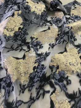 

hot selling nigerian wedding african lace S-9989 High Quality new designs african tulle french lace fabric