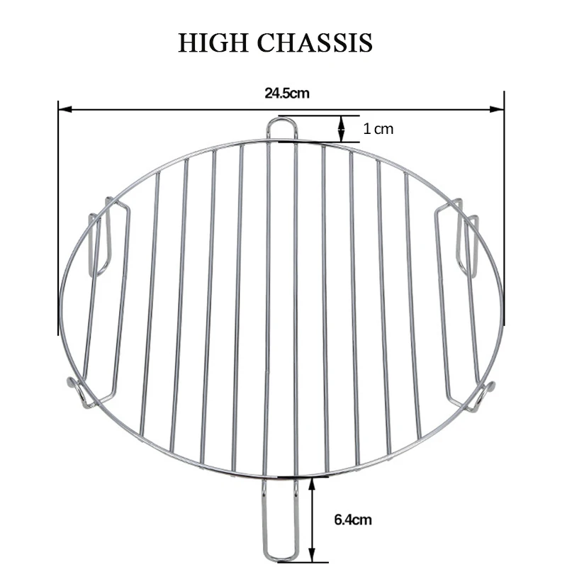 PROD 1005001774938482 Microwave Oven Empty Grid Stainless Steel BBQ
High Chassis Fried Shelf Bracket Air Fryer Barbacoa Cooker Accessories
Barbecue