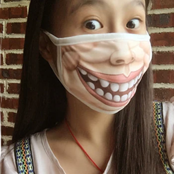 

Big Mouth Women Men Smoke Mask Reusable Adult Mouth Mask Funny Party Face Mask Anti Dust Pollution Mask Anti Fog Filter Mask