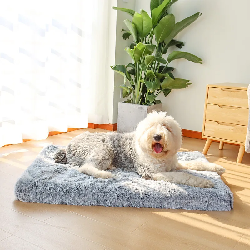 Dog Bed Breathable Pet Pad Memory Foam Dog Bed Oxford Bottom Orthopedic Pet Cushion for Small Medium Large Dogs Pet Sleeping Mat