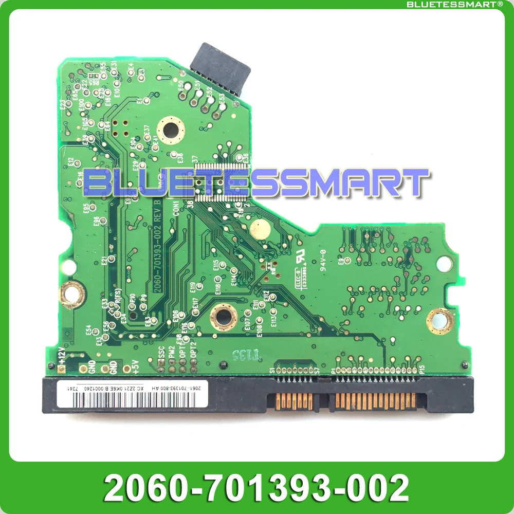 HDD PCB logic board 2060-701393-002 REV B for WD 3.5 SATA hard drive repair data recovery hdd pcb board