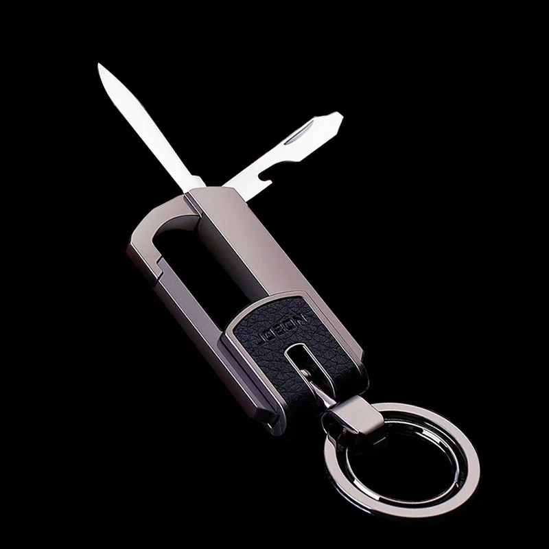 Многофункциональный автомобильный брелок с ножом открывалка для бутылок из