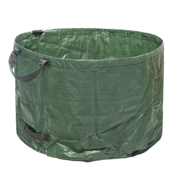 

Bulk Bags Garden Waste Bags Reusable and Collapsible Lawn Leaf Container 63 Gallons