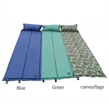 

Practical Camping Air Cushion Spliced Inflatable Tent Mat Polyester Taffeta Travel Picnic Cloth Multifunction Outdoors