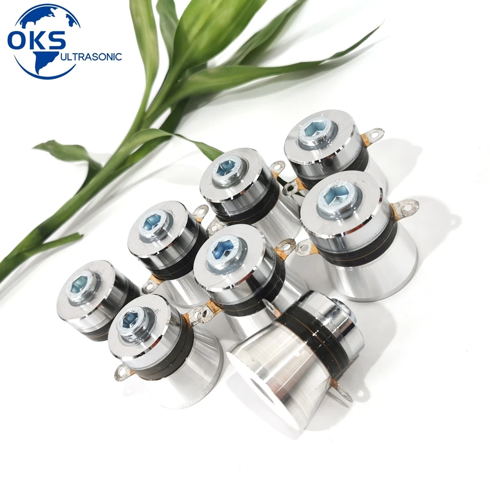 

40Khz Frequency Ceramic Piezoelectric Ultrasonic Transducer For Cleaning Machine 60w