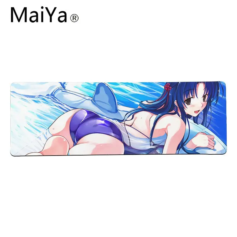 Maiya Высокое качество сексуальный аниме мультфильм девушка DIY дизайн игровой с узором коврик для мыши большой коврик для мыши клавиатуры коврик