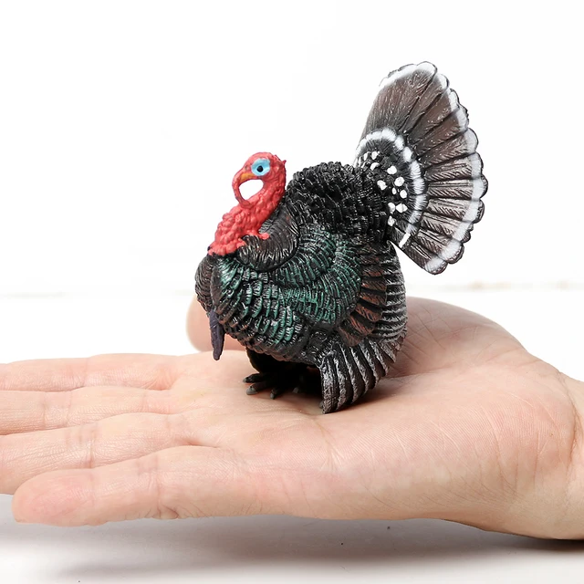 Wild Birds Animals Turkey Macaw Owl Eagles Ostrich Pelican Figurines Toy Animal Action Figure 4