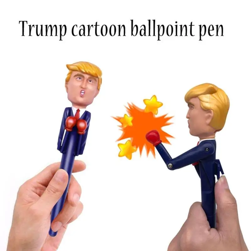 Боксерская декомпрессионная ручка забавная игрушка ручка Трамп ж/Написание звуковых эффектов детская игрушка