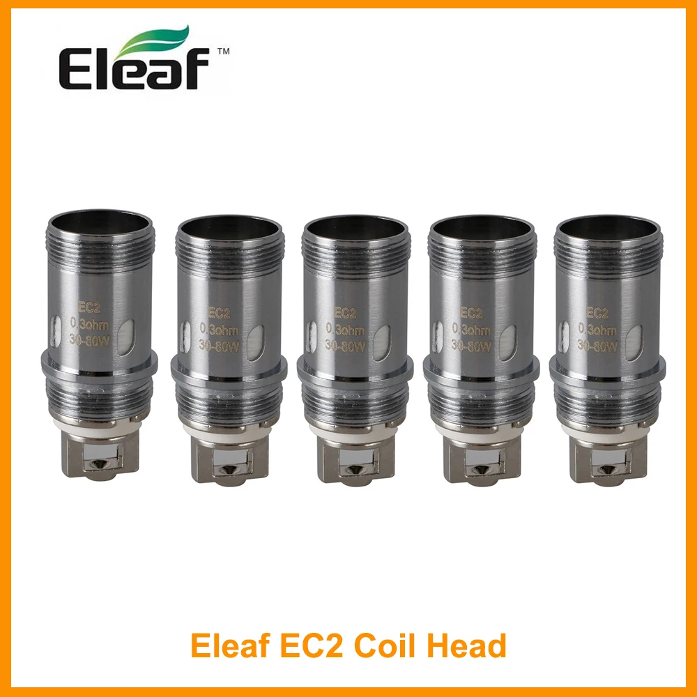 Оригинальный Eleaf EC2 катушки для Melo 4 форсунки iKuun Комплект 0.3ohm/0.5ohm головы