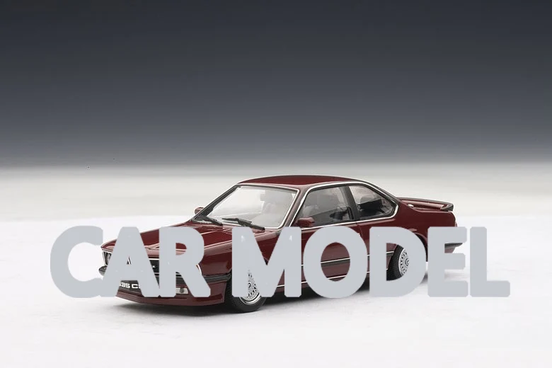 1:43 Масштаб сплава игрушечные транспортные средства AUTOART 635 CSi модель автомобиля Детские игрушечные машинки оригинальные авторизованные детские игрушки - Цвет: Красный