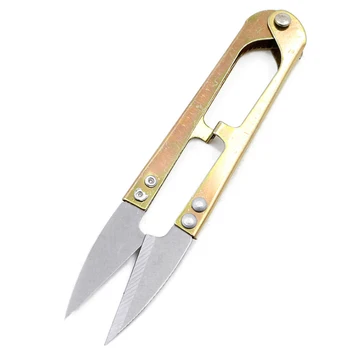 

1 5Pcs Steel U Super-Sharp Shape Trimming Sewing Scissors For DIY Jewelry Making Cutter Wire Jewelry Tools