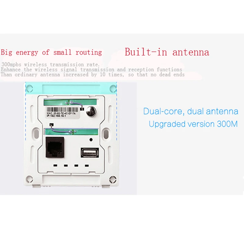 Домашний экономичный 86 Тип настенный wifi маршрутизатор реле с usb зарядкой отель AP Панель розетка