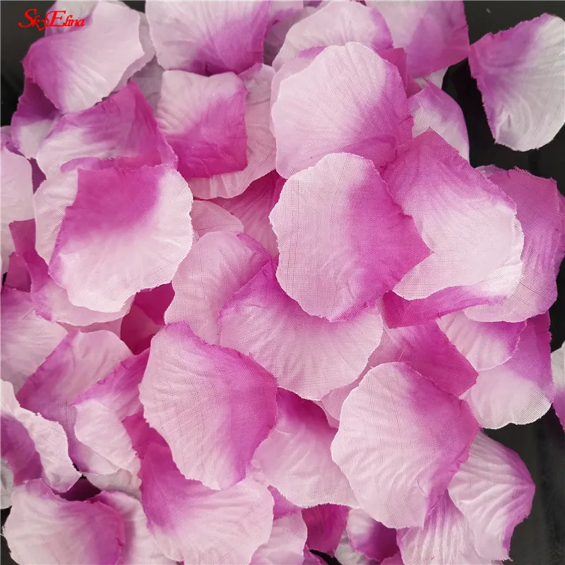light purple Свадебные лепестки роз, 1000 шт., лепестки для девочек, искусственный шелк, искусственные лепестки, Свадебные лепестки роз, вечерние украшения, принадлежности 6z - Цвет: light purple
