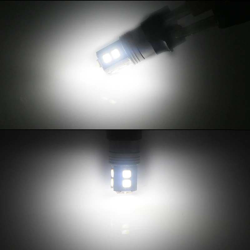 2 шт. без нагрузки резистор требуется ксенон белый Canbus 10-SMD PW24W pyy24w светодиодный DRL светильник лампы для Audi BMW F30 3 серии peugeot и т. Д