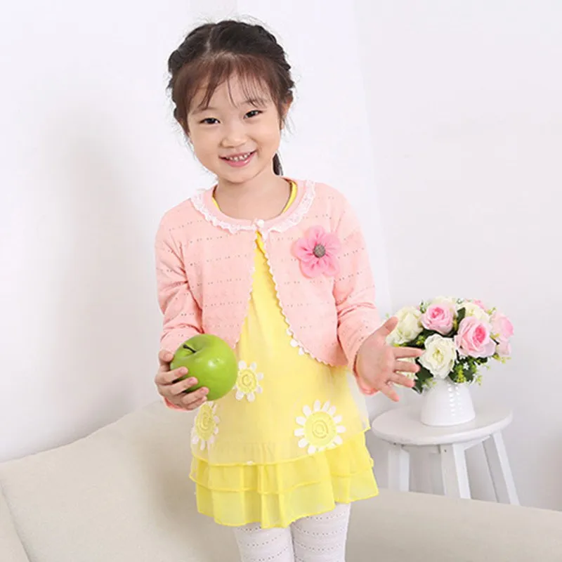 awesome  baby girl Short Coat Clothes Spring Autumn Girls Boys Cardigan Coat kids Long Sleeve jackets Shirt 