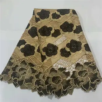 

2020 Embroidered Nigerian Laces Fabric African Wedding Lace Fabric Bridal High Quality French Tulle Lace Fabric Party JAUN