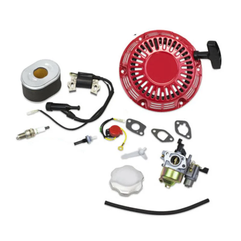

Recoil Carburetor Ignition Coil Air and Fuel Filter Tune up Kit for Honda GX160