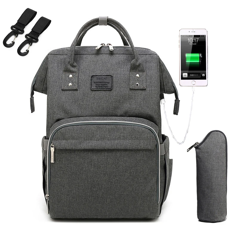 Spacious Waterproof Multi-Function Diaper Backpack