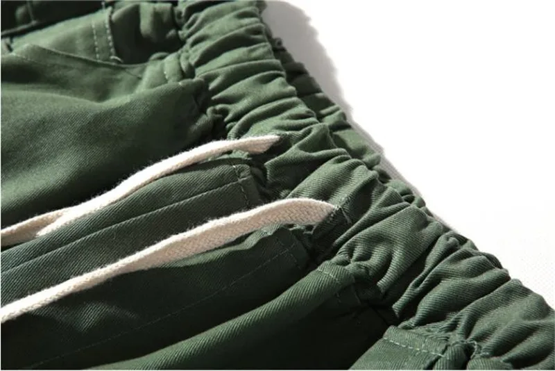 Mens Designer Solid Pants Fashion Plus Size Casual Drawstring Pencil Pants Street Styles Teenager Mens Pants