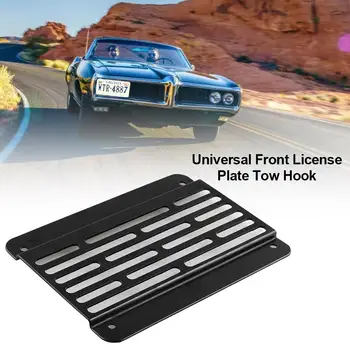 

License Plate Frame Car Universal Car Front License Plate Tow Hook Durable Relocation Mounting Kit Car Accessories