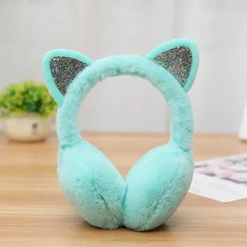 

Calymel Winter Fur Earmuffs For Women Ear Protector Warm Ear Muffs Xmas Gift Outdoor Skiing Cover Plush Ear Warmer