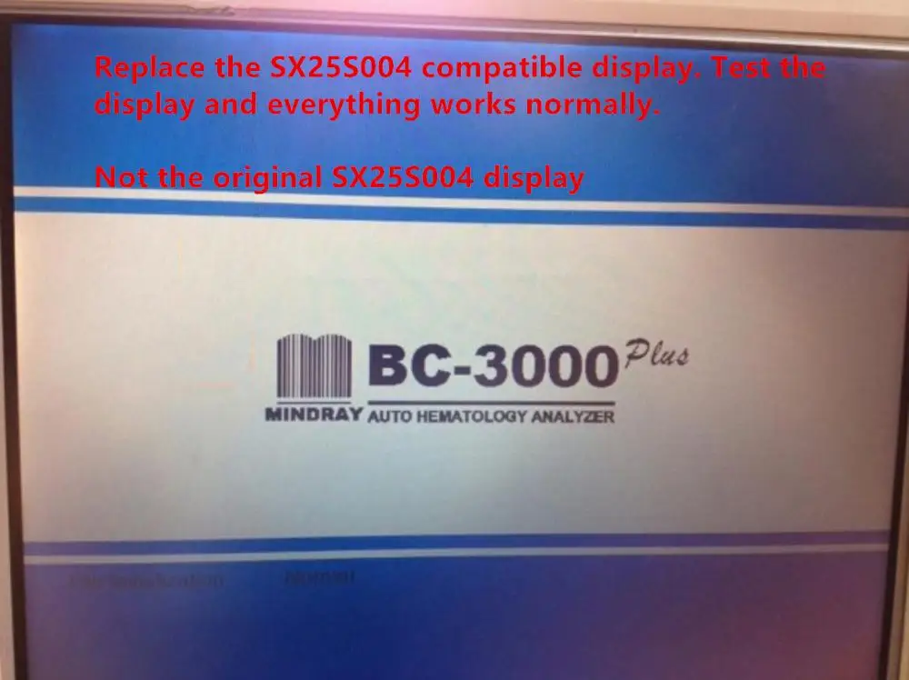 Поставка Mindray BC 3000 3200 ЖК 3000PLUS экран только подходит для SX25S004 версия не