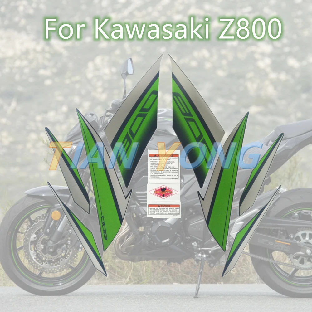 Для Kawasaki z800 Z800 зеленый на заказ высококачественные детали для мотоциклов кузов