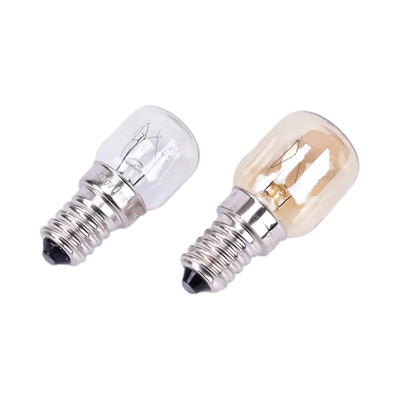 H220V-230V High Temperature 15w/25w 300 Degree Ses E14 Oven Toaster/ Steam Light Bulbs / Cooker Hood Lamps filament light