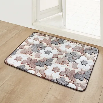 

Multi Purpose Bathroom Mats Doormat Kitchen Foyer Door Water-Absorbing Rug Bathroom Anti-slip Mat zi duo Style