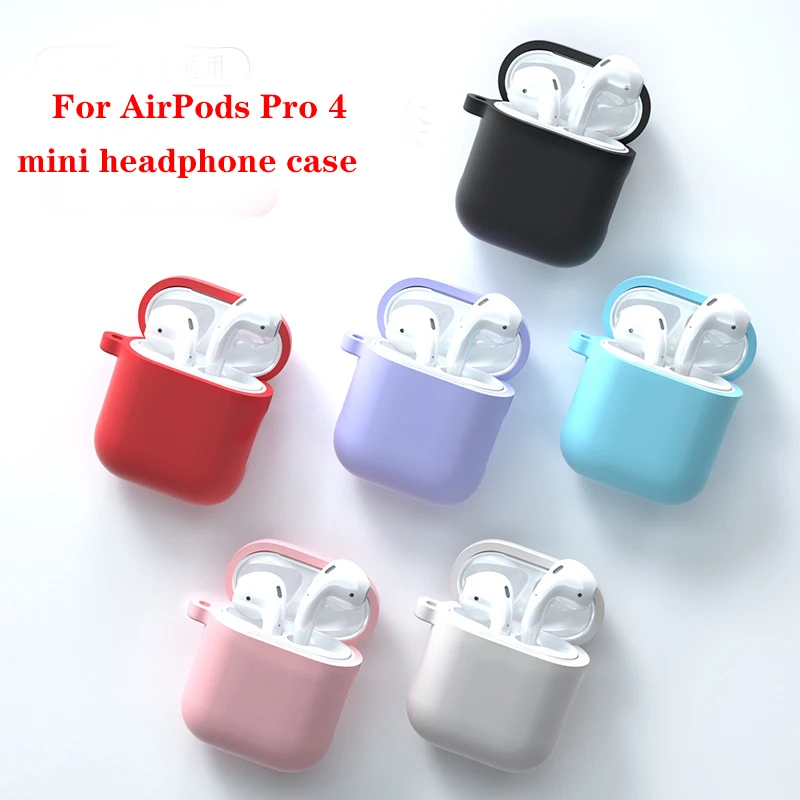 2020 для AirPods Pro 4 TWS mini беспроводной Bluetooth чехол наушников карамельного цвета