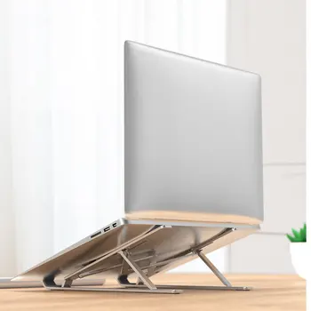 

New Hot Laptop Stand Portable Notebook Holder Adjustable Foldable Ventilated Desk Tablet Aluminum Rack