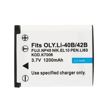 

Rechargeable Camcorders Camera Battery 1200mah For OLYMPUS Camera Camcorders Replacement Battery Accessories For Li-40B/42B-S