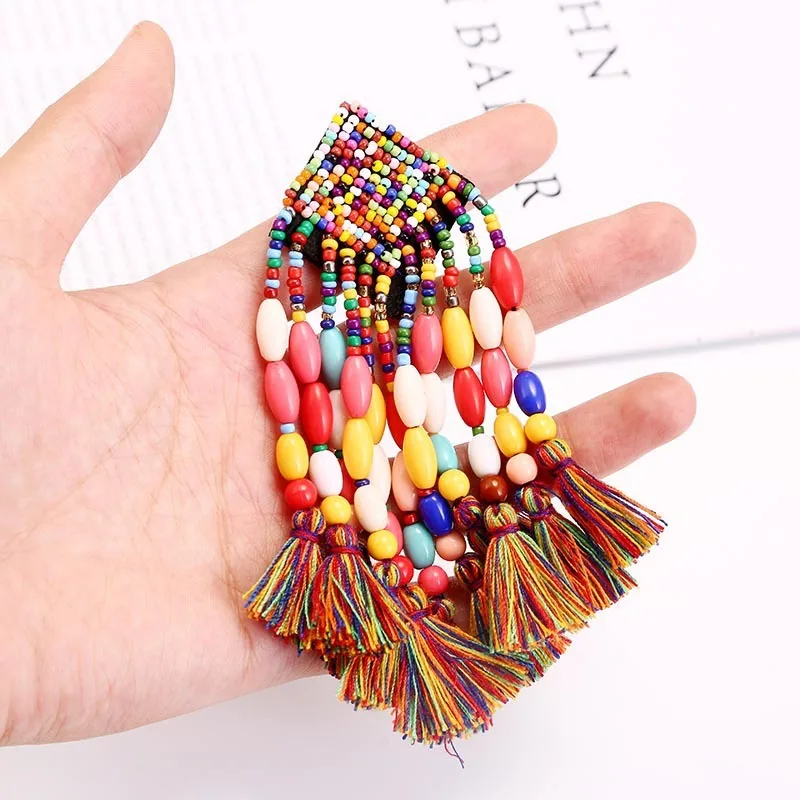 Женские серьги из бисера ручной работы Серьги Подвески подчеркивающие