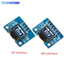 Diymore 0,42 дюймовый OLED дисплей ЖК-модуль 72*40 OLED модуль IIC/SPI интерфейс Белый ЖК-дисплей модуль 16 Pin SSD1306