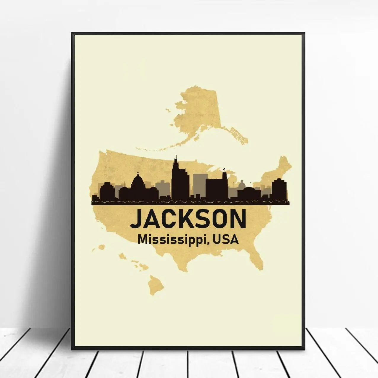 Jackson USA холст печать стеновое искусство постер картина современная спальня