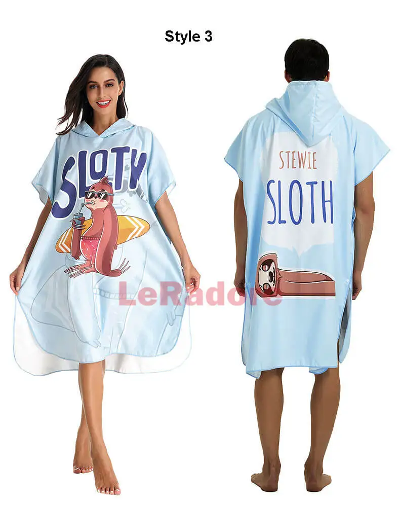Износостойкое быстросохнущее полотенце с капюшоном для мужчин и женщин полотенце пляж микрофибра пляжный гидрокостю - Цвет: Style 3