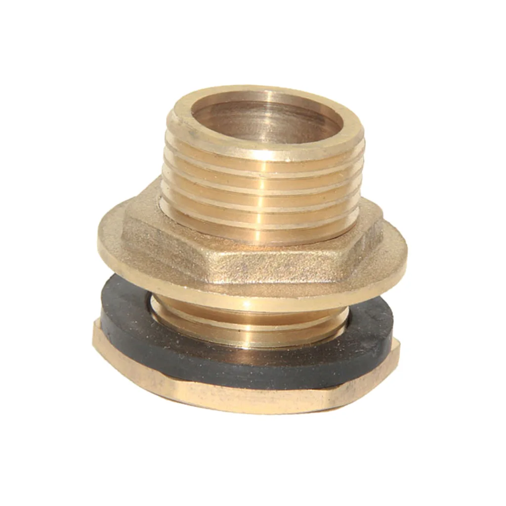 DN15 Brass Water Tank Hose Connector Water Tube Pipe Connector Adapter Tap Fittings Cistern Hose Connector 26.5mm